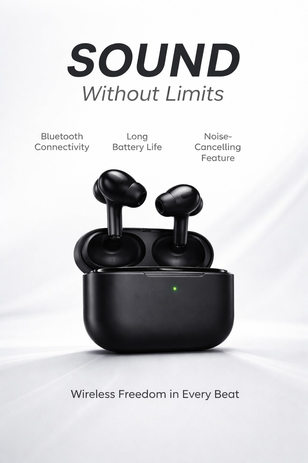 xaavio tws - a10  true wireless earpods (black)