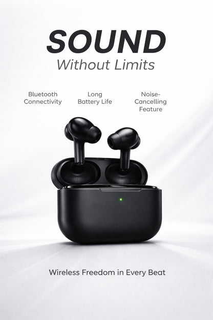 Xaavio TWS - A10  True Wireless Earpods (Black)