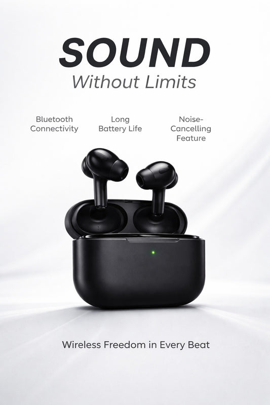 Xaavio TWS - A10  True Wireless Earpods (Black)