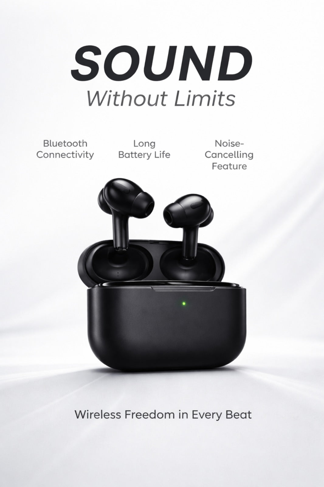xaavio tws - a10  true wireless earpods (black)
