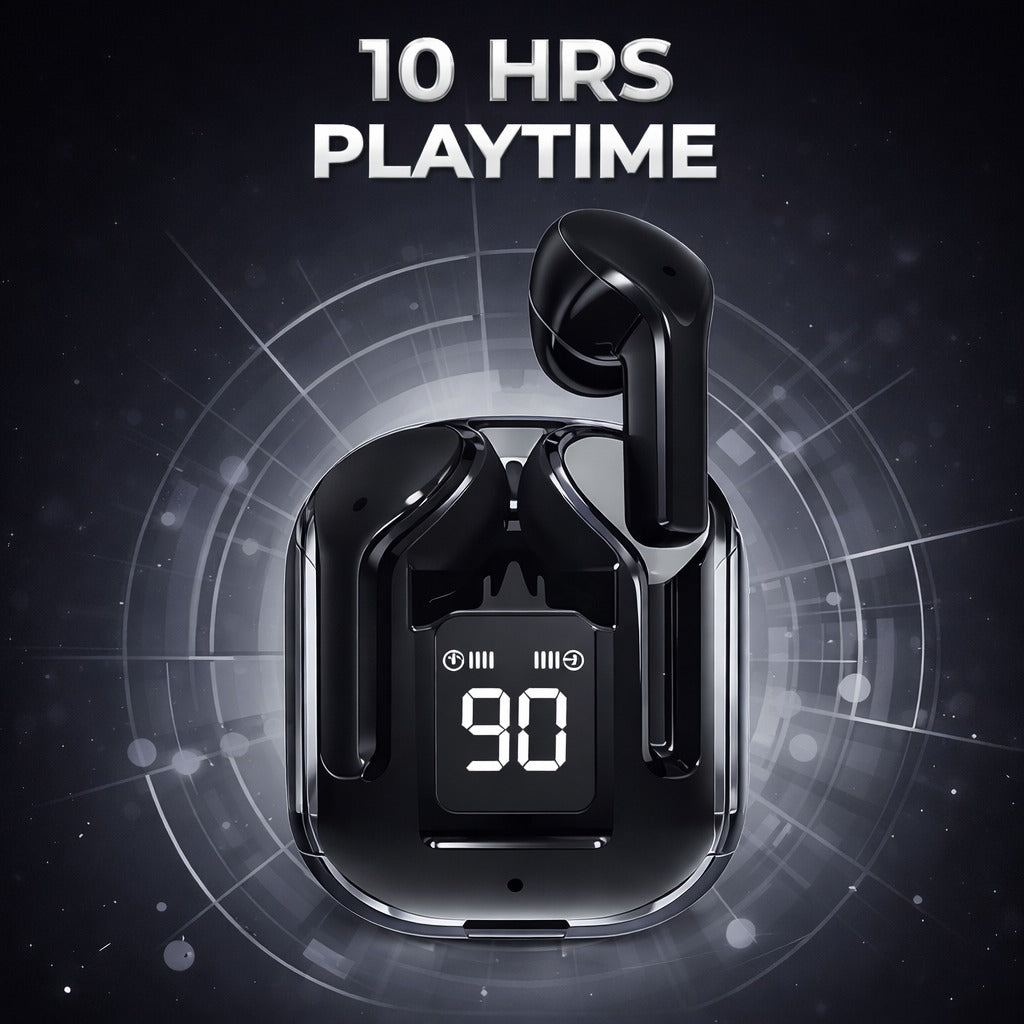 ultrapods tws ear buds - black color