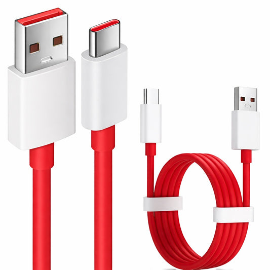 Xaavio 65W Supervooc Fast Charging Red Cable USB- A to TYPE C