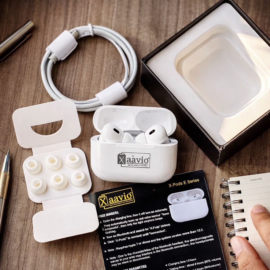 xaavio e70 true wireless earpods with anc