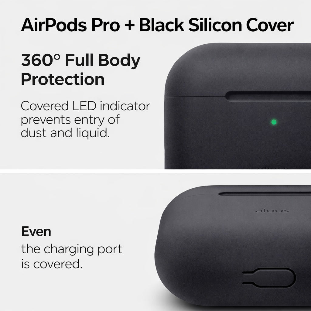 xaavio tws - a10 with black silicon cover true wireless earpods