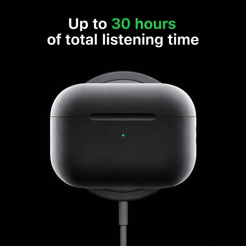xaavio tws - a10 with black silicon cover true wireless earpods