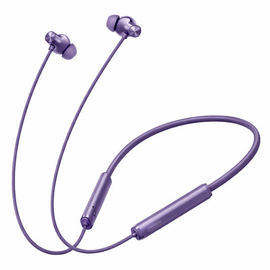 Bluetooth Neckband Earphones, 50H Playtime, 12Mm Bass Drivers, Dual Pairing, Bluetooth 5.4, Magnetic Earbuds, Ipx5, Fast Charging, Voice Assistant, Mic, Smart Controls (Purple)