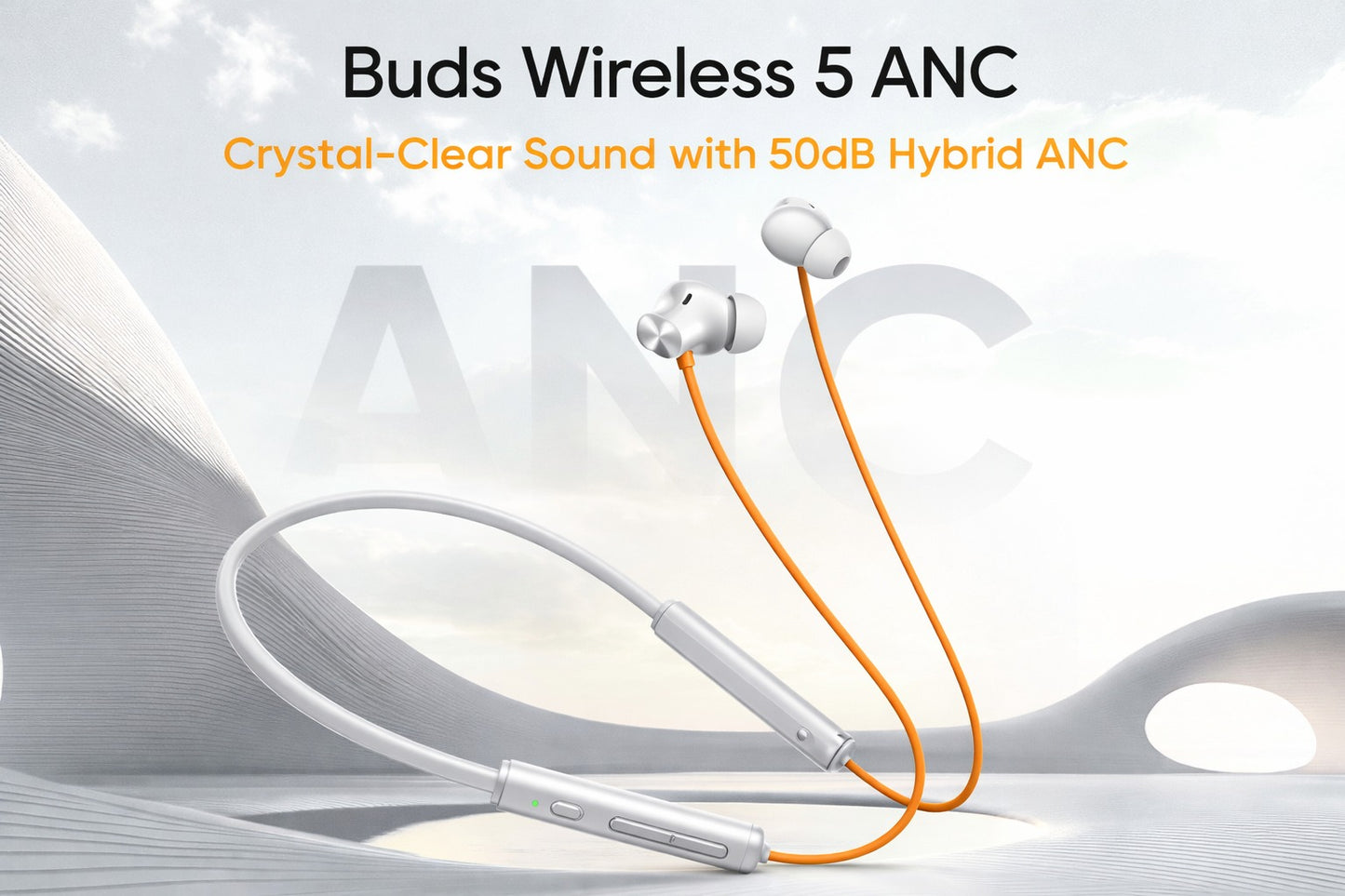 bluetooth neckband earphones, 50h playtime, 12mm bass drivers, dual pairing, bluetooth 5.4, magnetic earbuds, ipx5, fast charging, voice assistant, mic, smart controls (white)