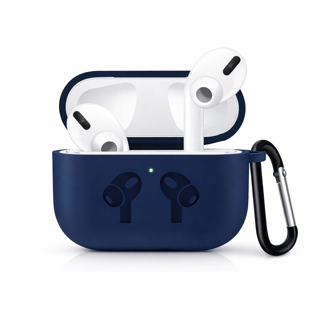 xaavio tws - a10 with blue silicon cover true wireless earpods